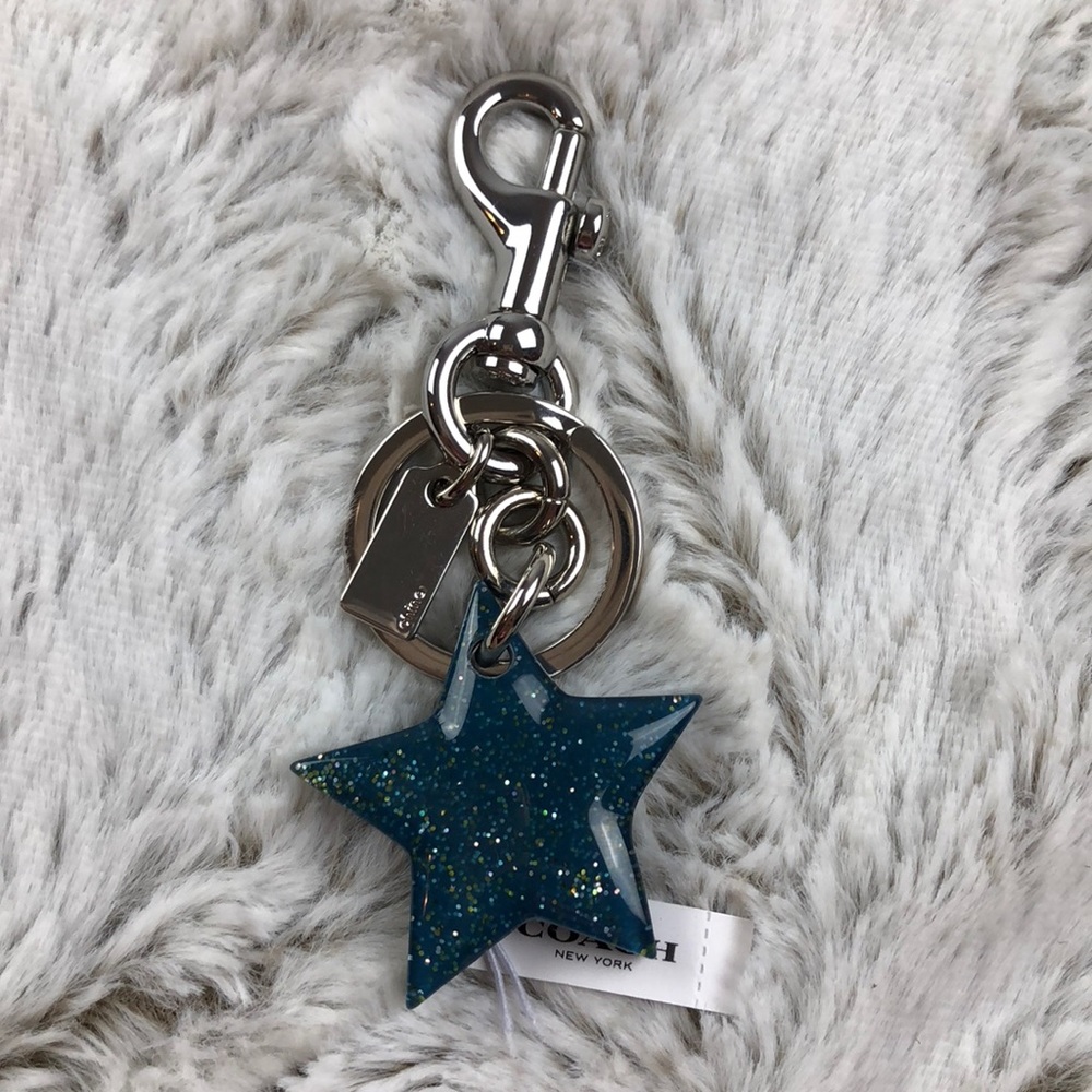 Coach Signature Star Bag Charm - Picture 3 of 5